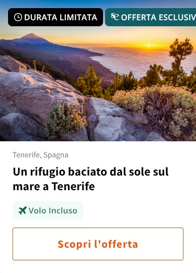 Un rifugio baciato dal sole sul mare a Tenerife
