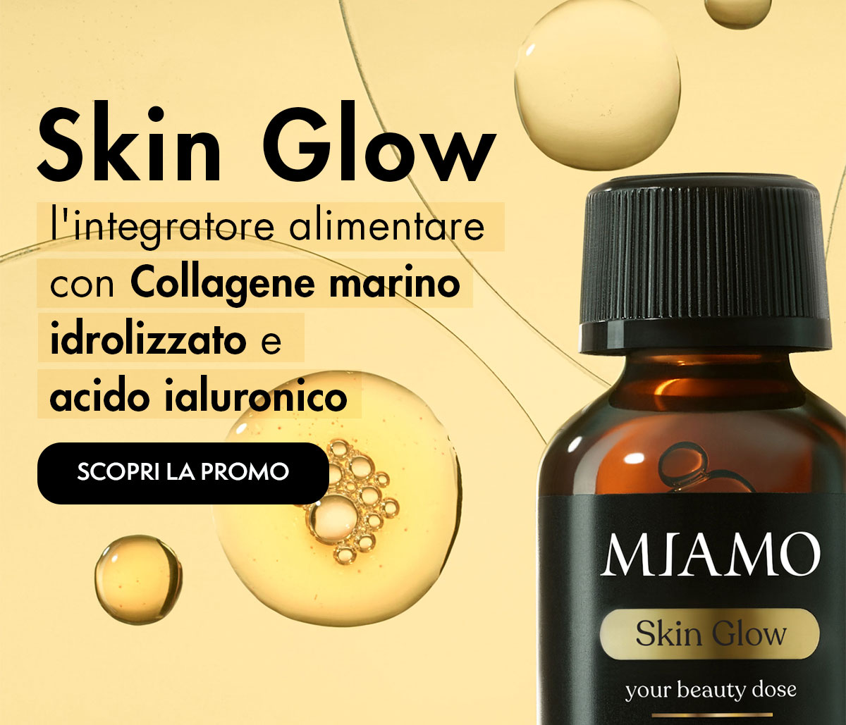 skin glow, l'integratore alimentare con collagene marino idrolizzato