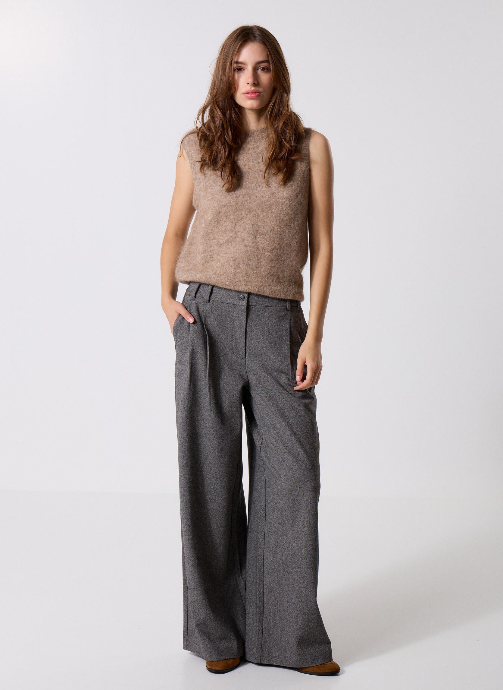 Georgia Rose Pantalons larges PANMOULINEL femmes gris