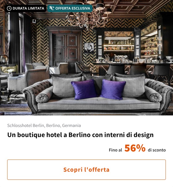 Un boutique hotel a Berlino con interni di design
