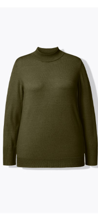 Maglione, collo alto, maniche lunghe, costine – scopri ora
