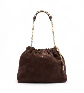 Borsa in pelle June marrone