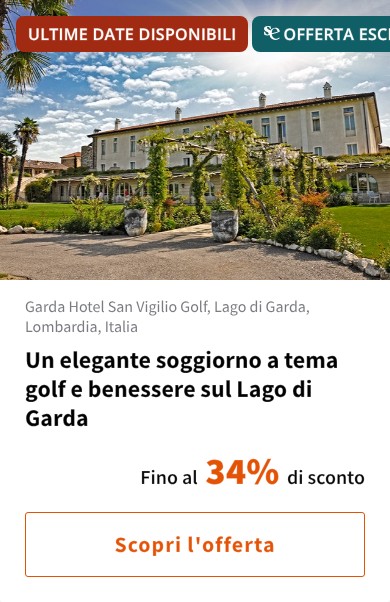 Un elegante soggiorno a tema golf e benessere sul Lago di Garda