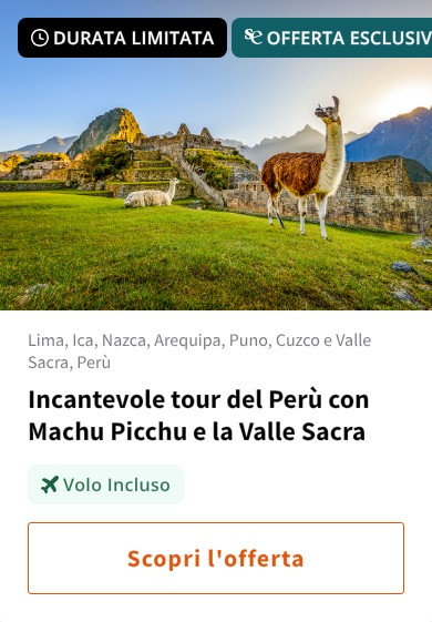 Incantevole tour del Perù con Machu Picchu e la Valle Sacra