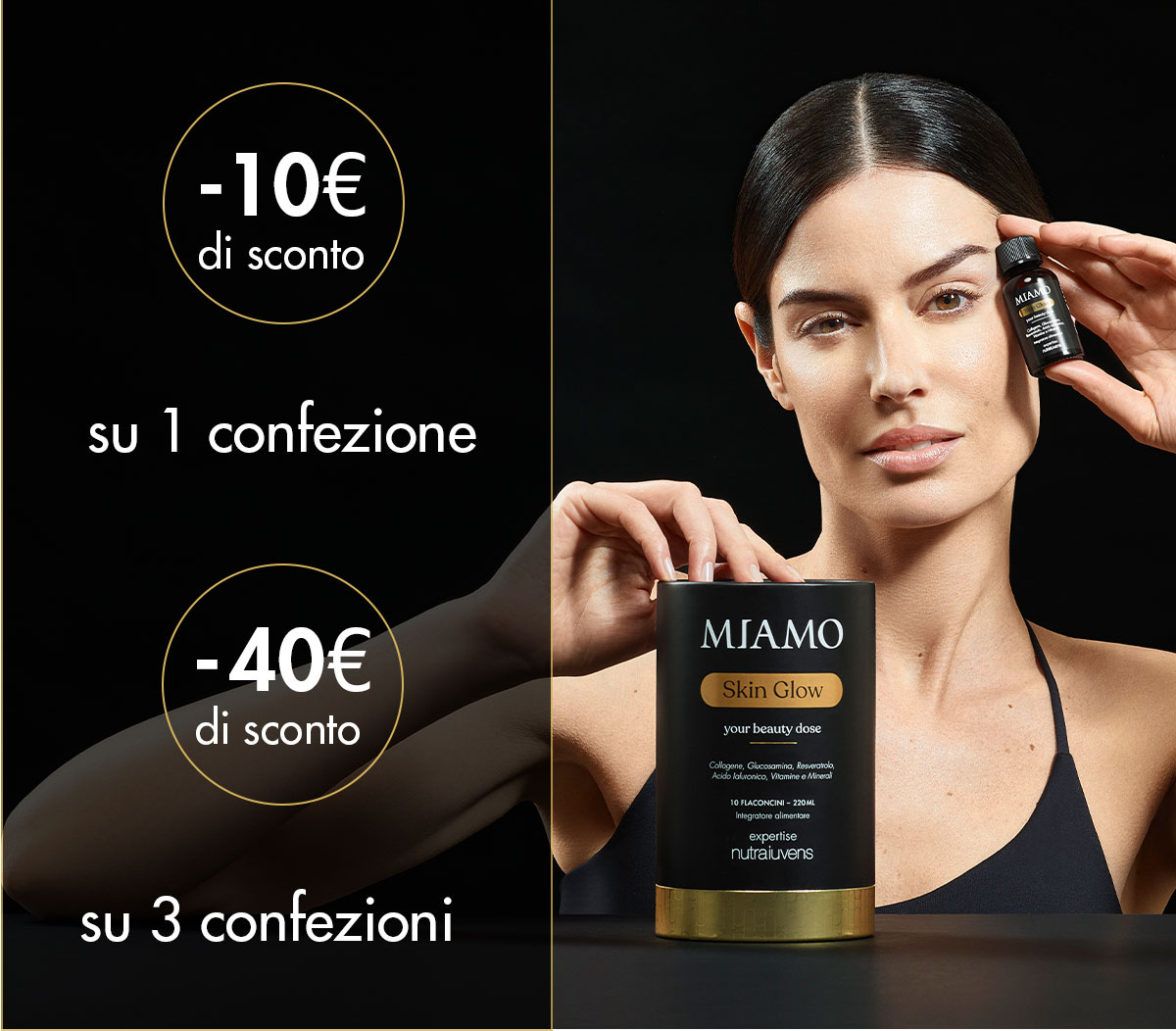 per te che sei miamo lovers platinum -20% e con 9 confezioni, la decima te la regala Miamo