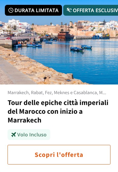 Tour delle epiche città imperiali del Marocco con inizio a Marrakech