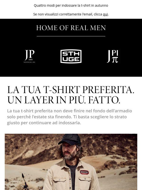 La tua t-shirt preferita è sempre perfetta quando la indossi