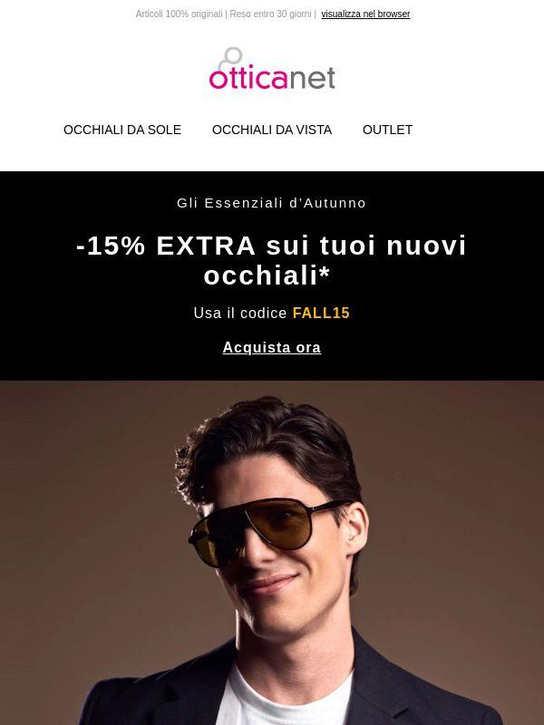 🍂 È Tempo d’Autunno: -15% EXTRA con FALL15
