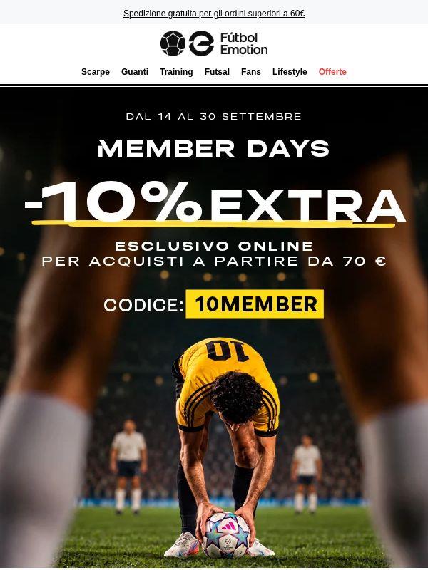 🚨-10% Extra Member Days: