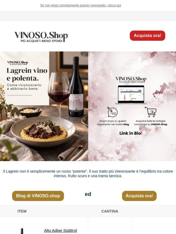 🍇VINOSO | Il Lagrein non è semplicemente un rosso “potente”