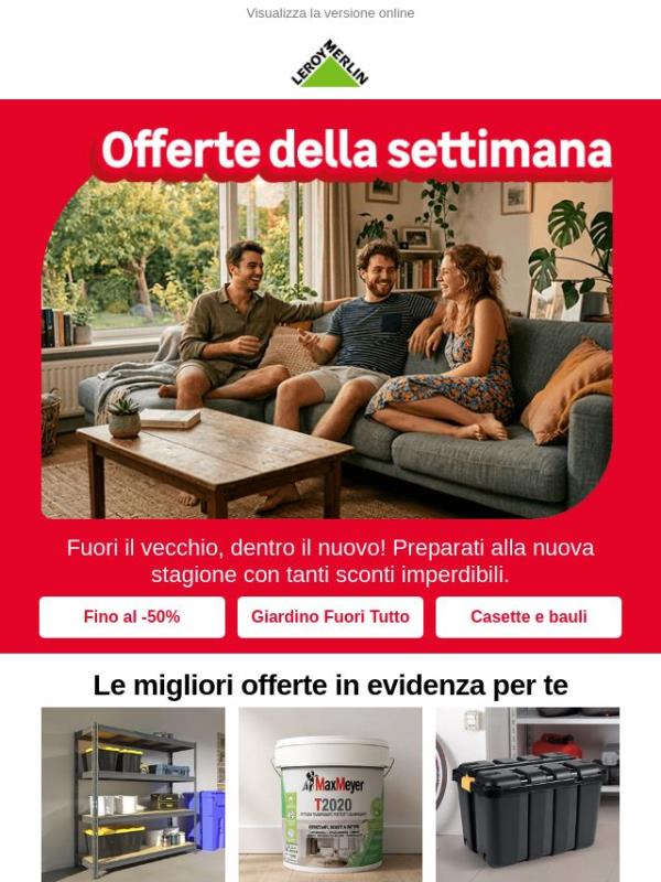 SCONTI della settimana? Apri subito 👉