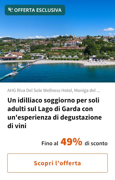 Un idilliaco soggiorno per soli adulti sul Lago di Garda con un'esperienza di degustazione di vini