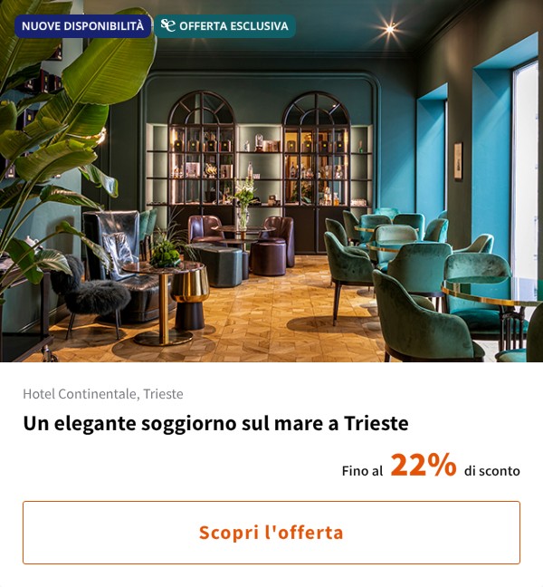 Un elegante soggiorno sul mare a Trieste