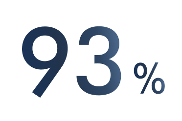 Testo che mostra 93%.