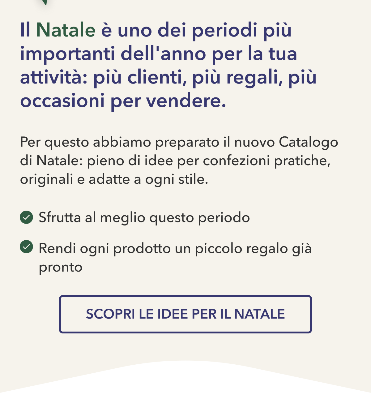 Scopri le idee per il Natale.
