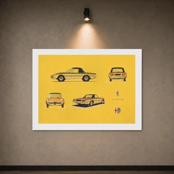 Pininfarina Heritage -  Stampa da collezione - SK - Alfa Romeo “Duetto”