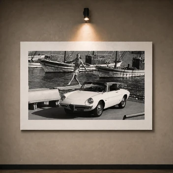 Pininfarina Heritage -  Stampa da collezione - AMB - Alfa Romeo 1600 Spider Duetto