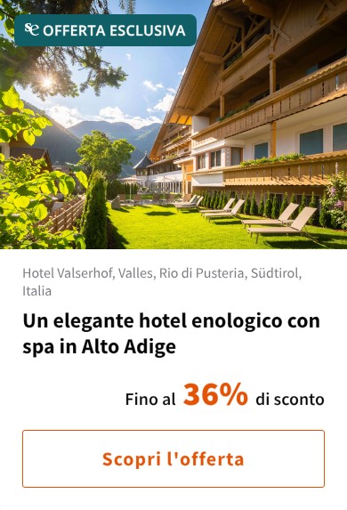 Un elegante hotel enologico con spa in Alto Adige