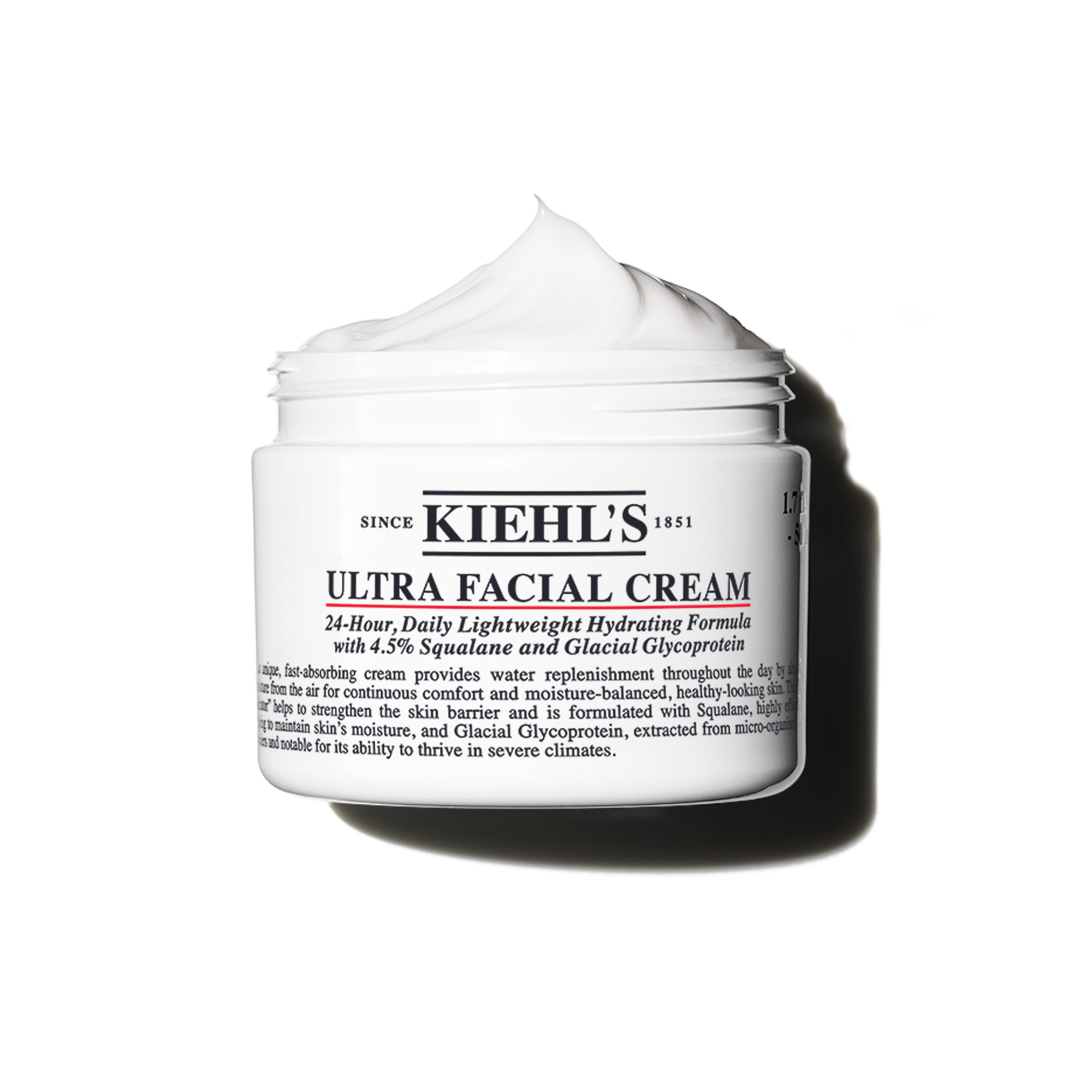 Ultra Facial Cream su sfondo bianco