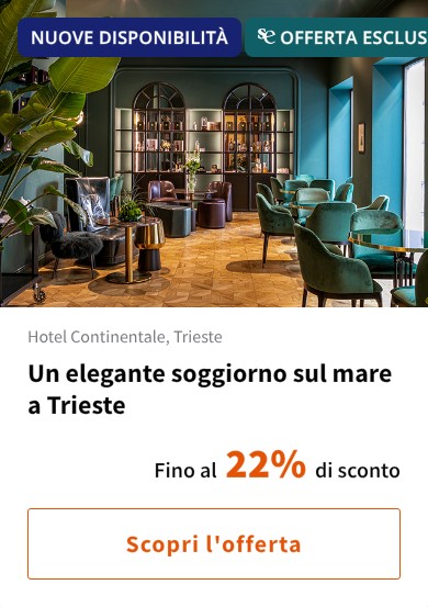 Un elegante soggiorno sul mare a Trieste