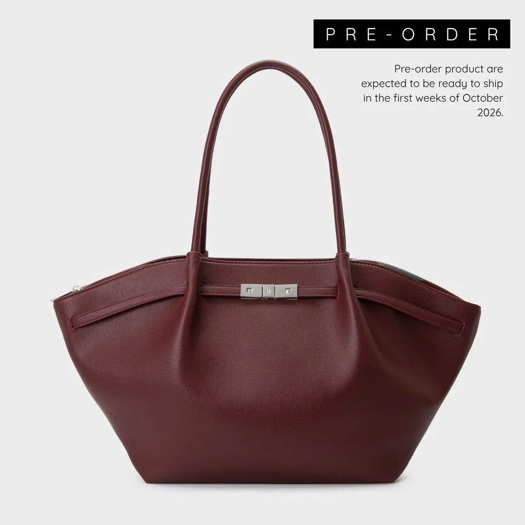 Image of BRIELLE BIG - BURGUNDY SILVER - PRE-ORDER