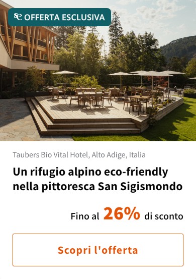 Un rifugio alpino eco-friendly nella pittoresca San Sigismondo