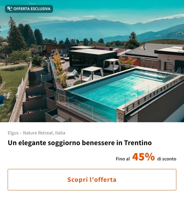 Un elegante soggiorno benessere in Trentino