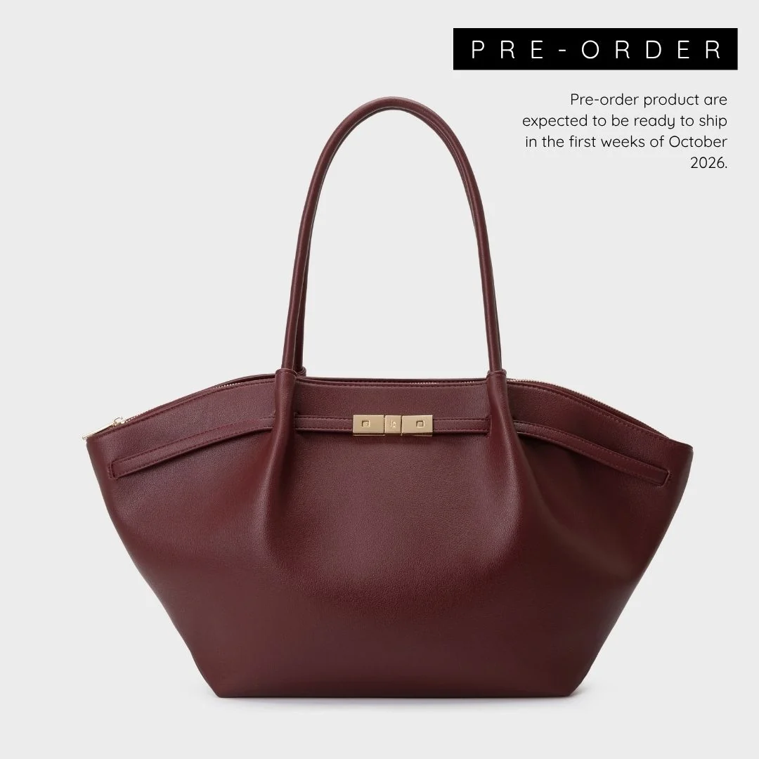 Image of BRIELLE BIG - BURGUNDY GOLD - PRE-ORDER