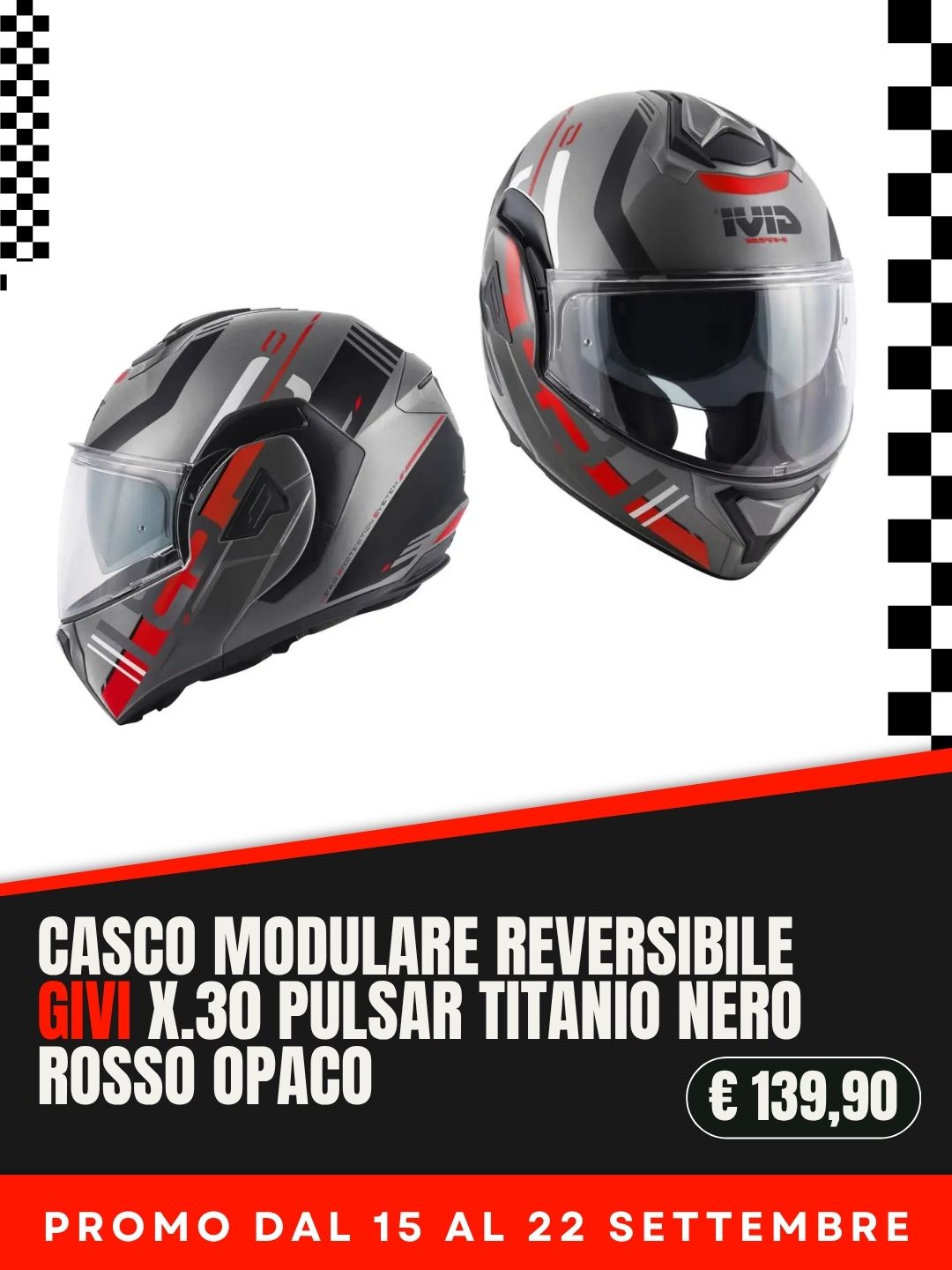 https://actionmoto.it/caschi-moto-modulari/46788-177193-Casco-Modulare-Reversibile-Givi-X-30-Pulsar-Titanio-Nero-Rosso-Opaco.html#/2-taglia-xs
