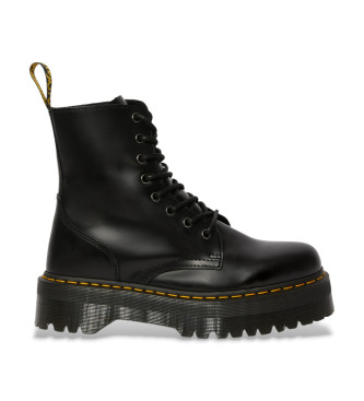 Stivali Jadon Smooth in pelle nera 