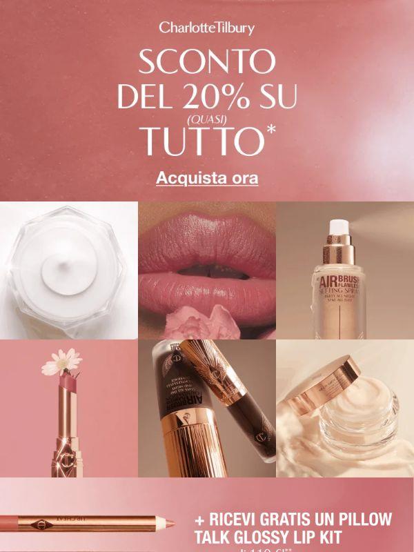 SCONTO DEL 20% su quasi tutto! 💗