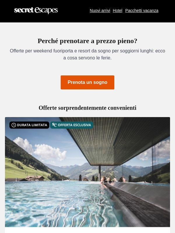 Programmi per il martedì: prenotare una vacanza