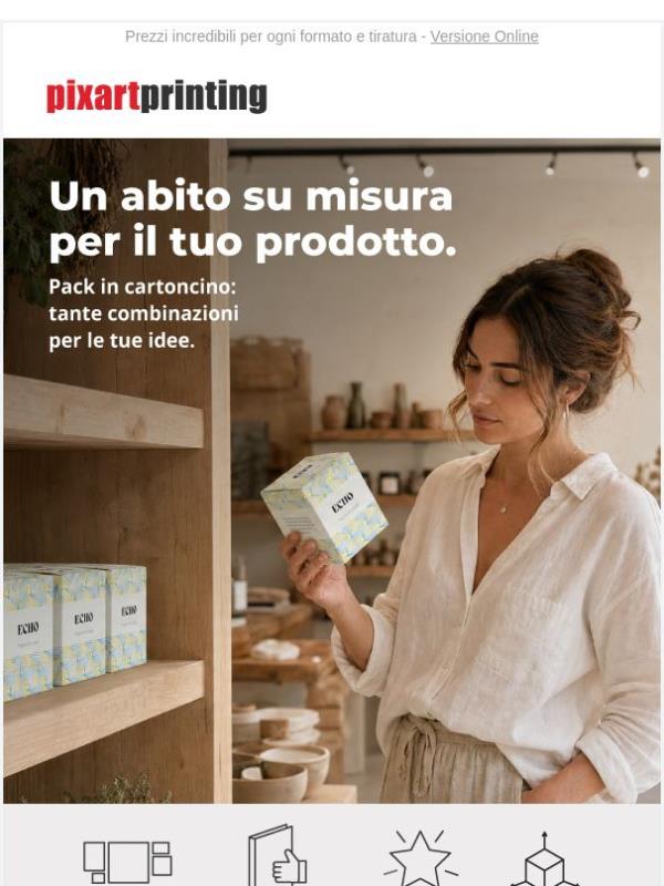 Packaging in cartoncino: oltre 300 combinazioni da scoprire
