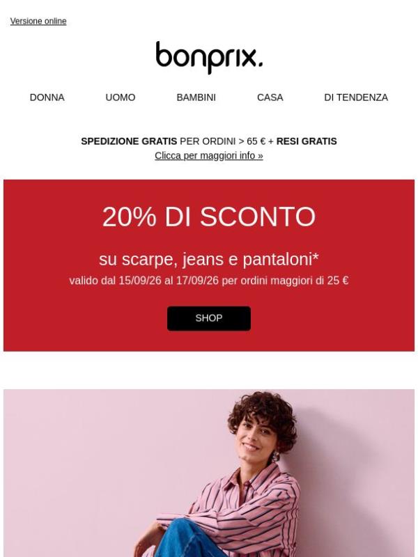 Il tuo sconto del 20% sta per scadere ⏰