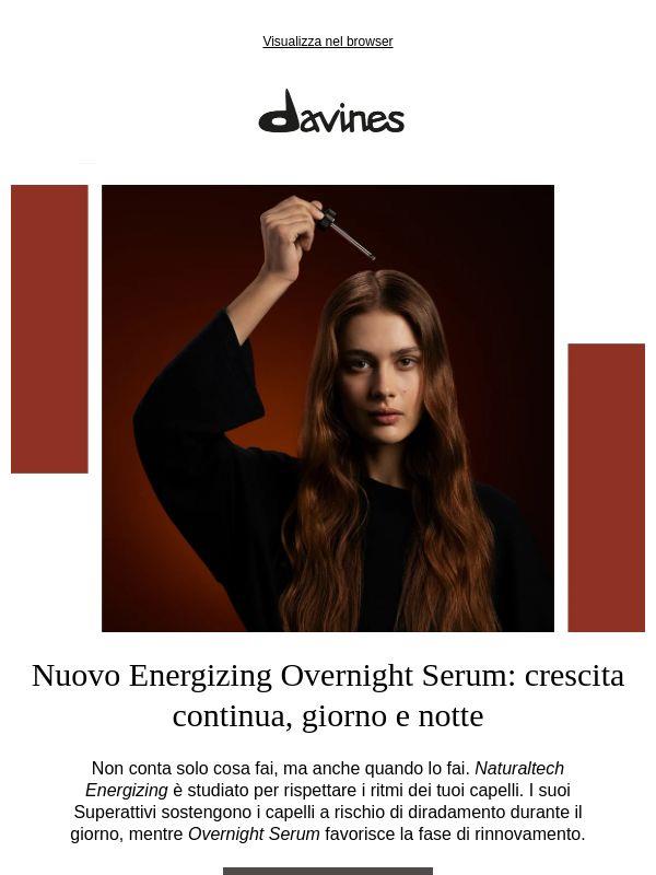 La novità ENERGIZING che lavora mentre dormi 🌙