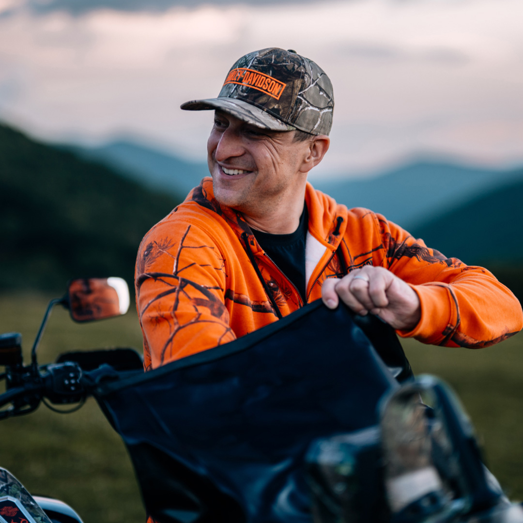 CAPPELLINO DA UOMO HARLEY‑DAVIDSON<sup>&reg;</sup> X REALTREE<sup>&reg;</sup> PANHEAD CON VESTIBILITÀ ADERENTE