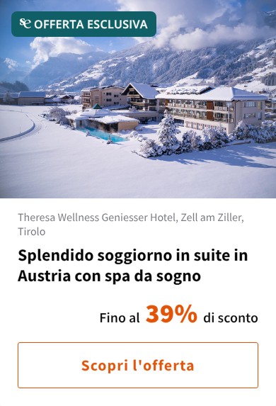 Splendido soggiorno in suite in Austria con spa da sogno