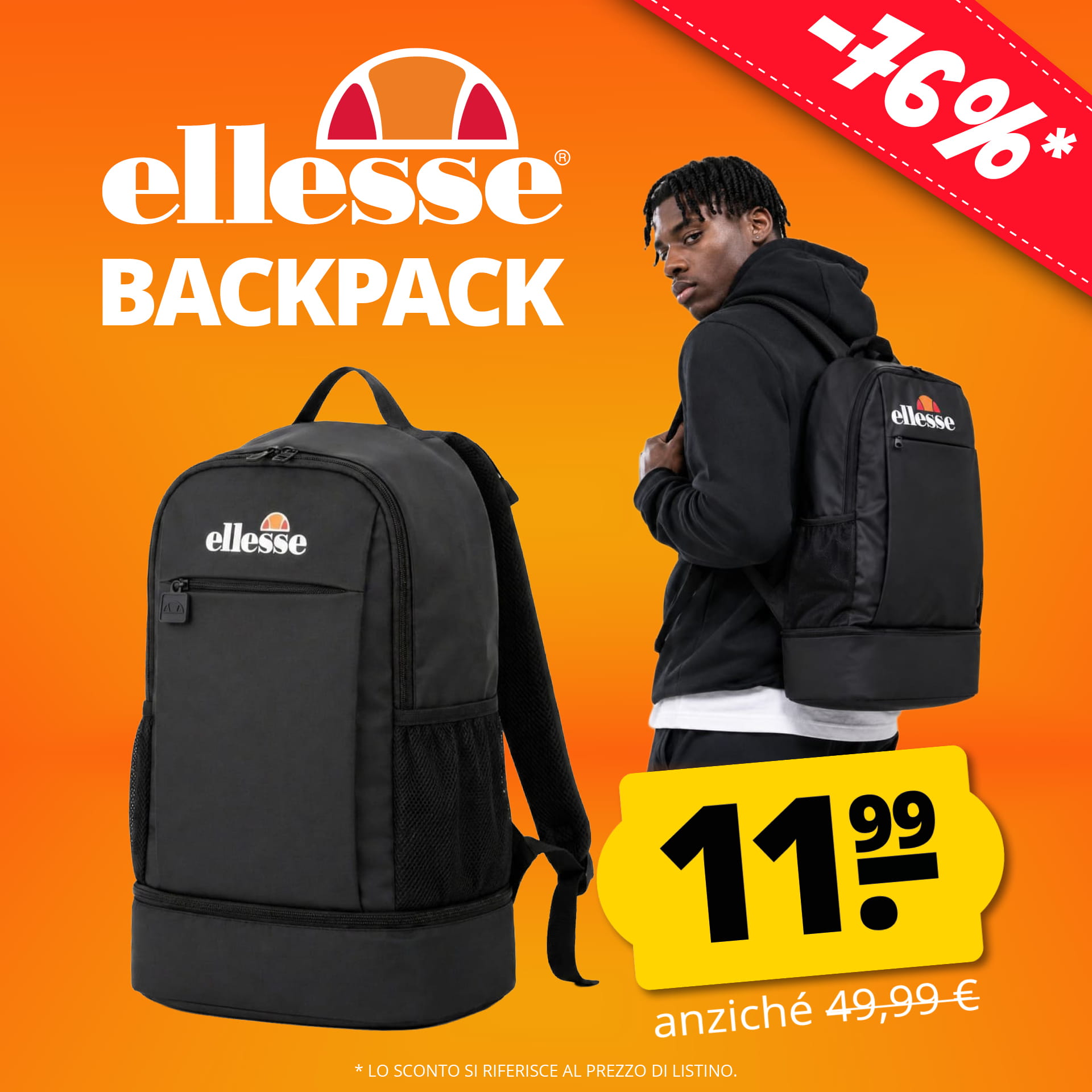ellesse universita zaino 25l