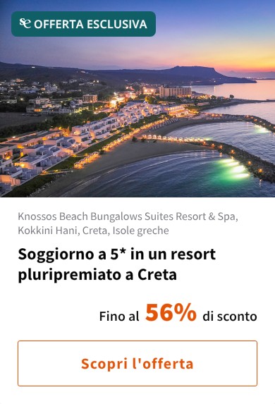Soggiorno a 5* in un resort pluripremiato a Creta