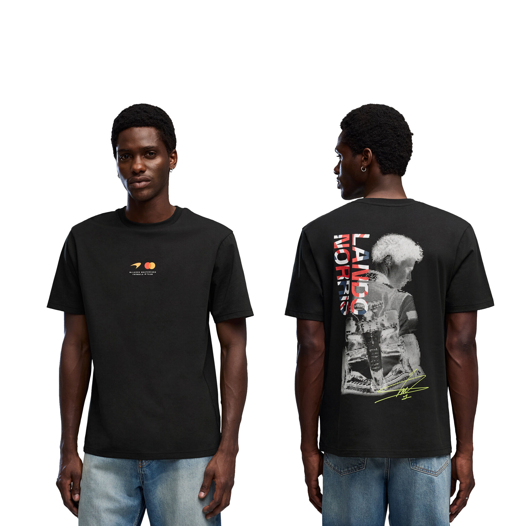 T-shirt McLaren Special Edition Lando Norris Silverstone GP - Nera - Unisex