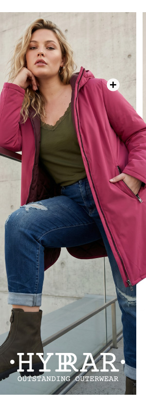 Giacca reversibile HYPRAR in un vivace rosa per avventure outdoor stilose