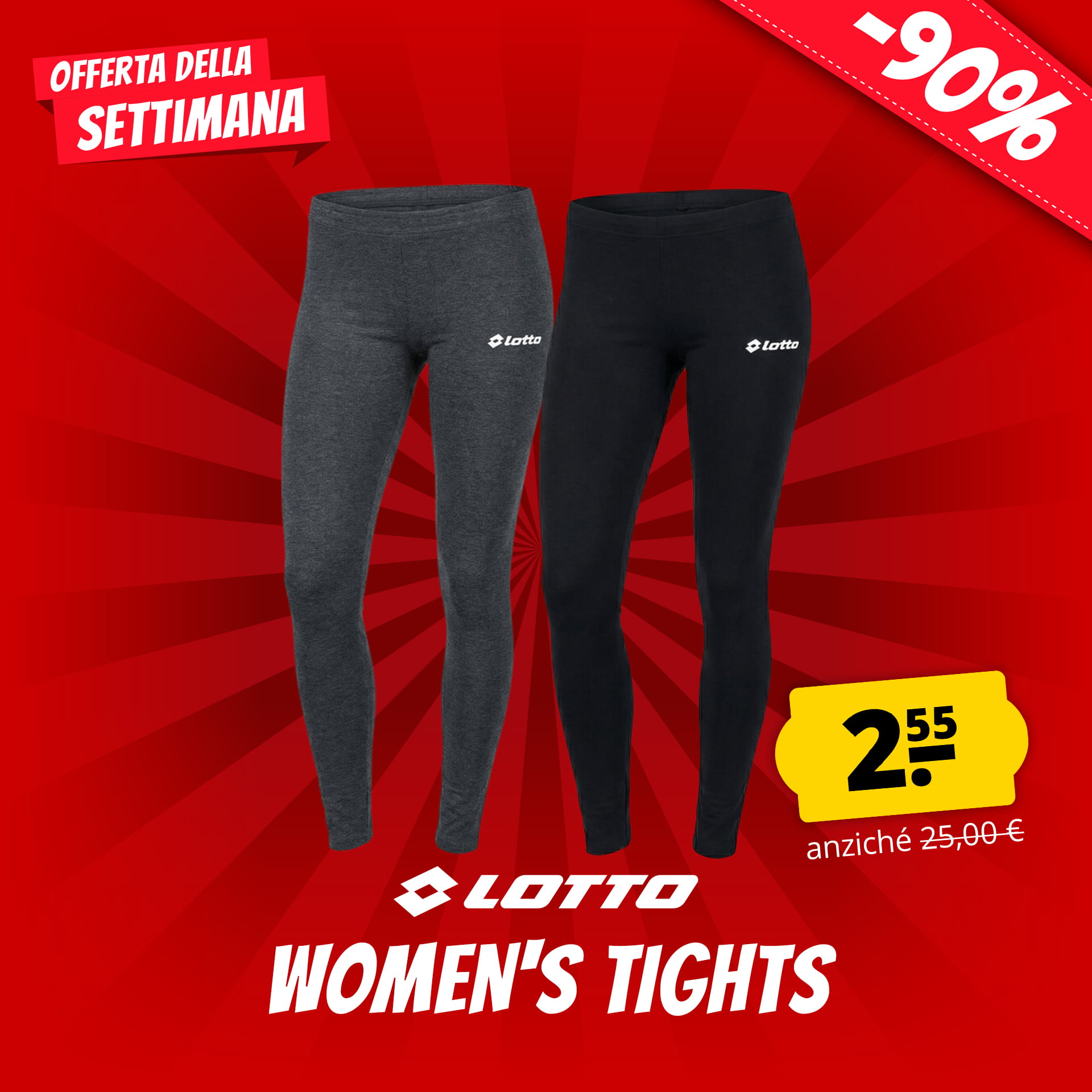 lotto classic donna legigngs sportivi