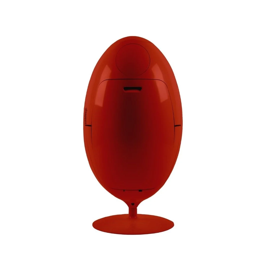 Image of Ovetto ABS Rosso - Pattumiera di design per la raccolta differenziata