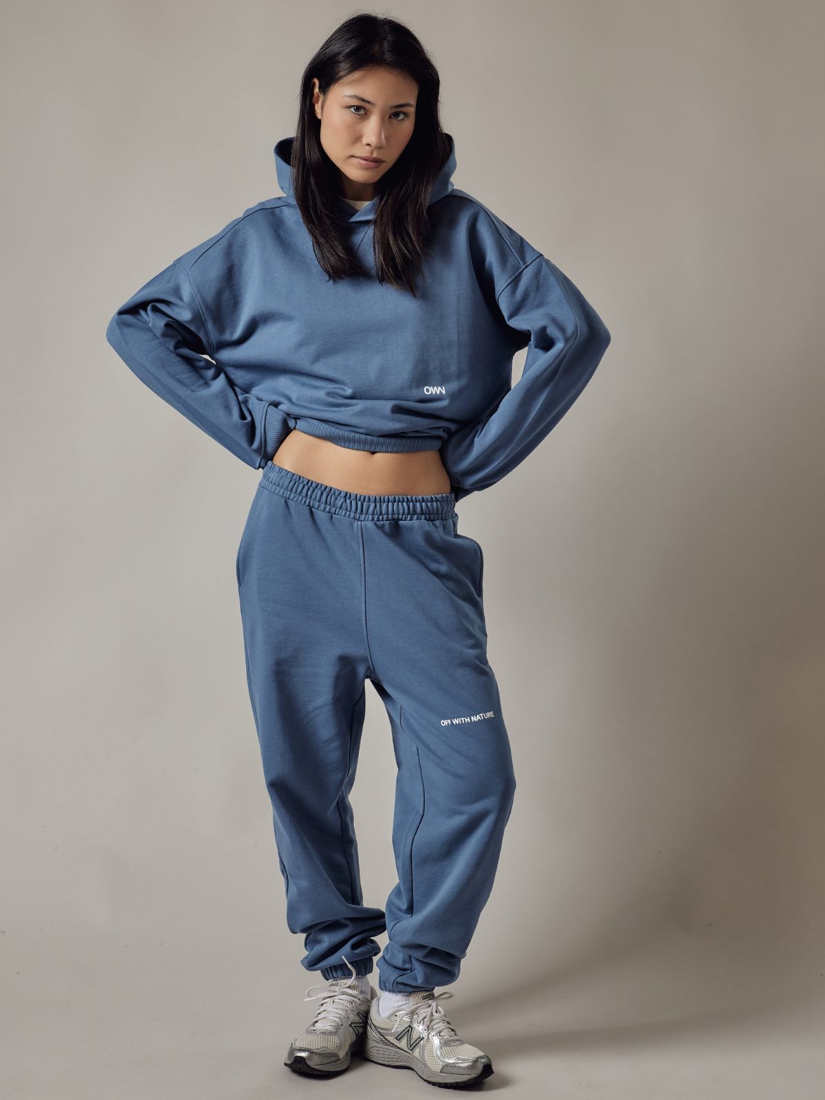 Joggers Loose Fit Unisex Dusty Blue