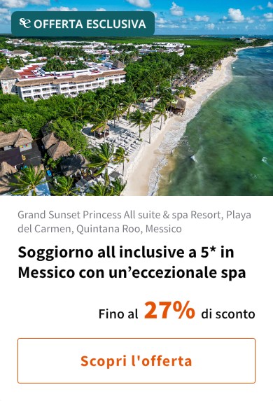 Soggiorno all inclusive a 5* in Messico con un%27eccezionale spa
