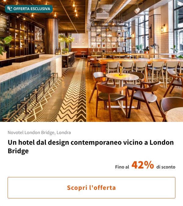 Un hotel dal design contemporaneo vicino a London Bridge