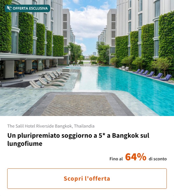 Un pluripremiato soggiorno a 5* a Bangkok sul lungofiume