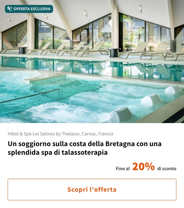 Un soggiorno sulla costa della Bretagna con una splendida spa di talassoterapia