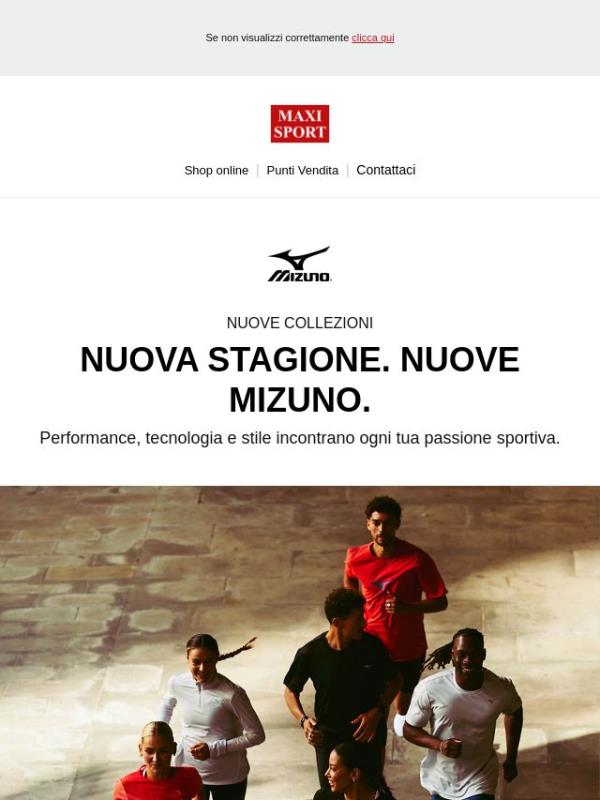 ⚡Nuove Mizuno: scopri le collezioni Running, Calcio e Volley