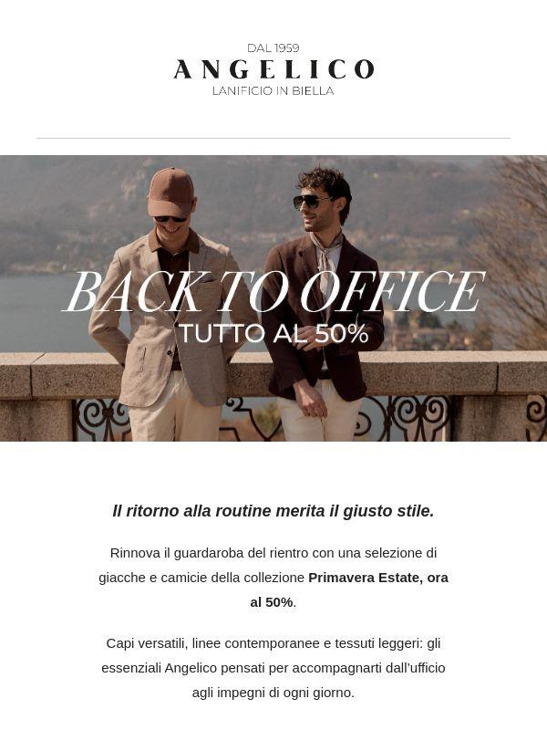 Back to Office | Giacche e camicie al 50%❗